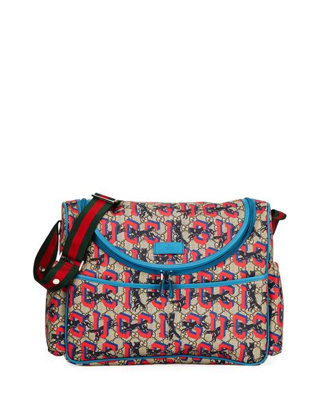 gucci diaper bag wolves|Diaper Bags and Totes .